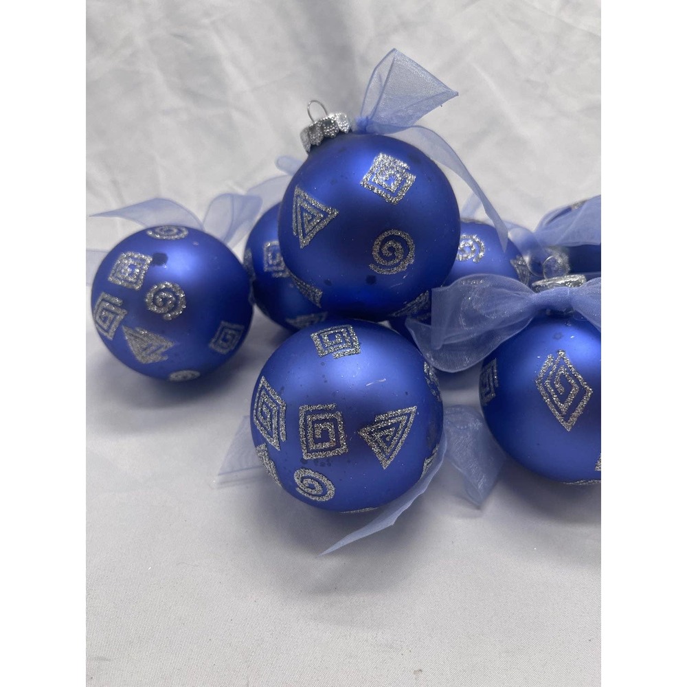 VTG lot of 8 CBK Blown glass ornaments